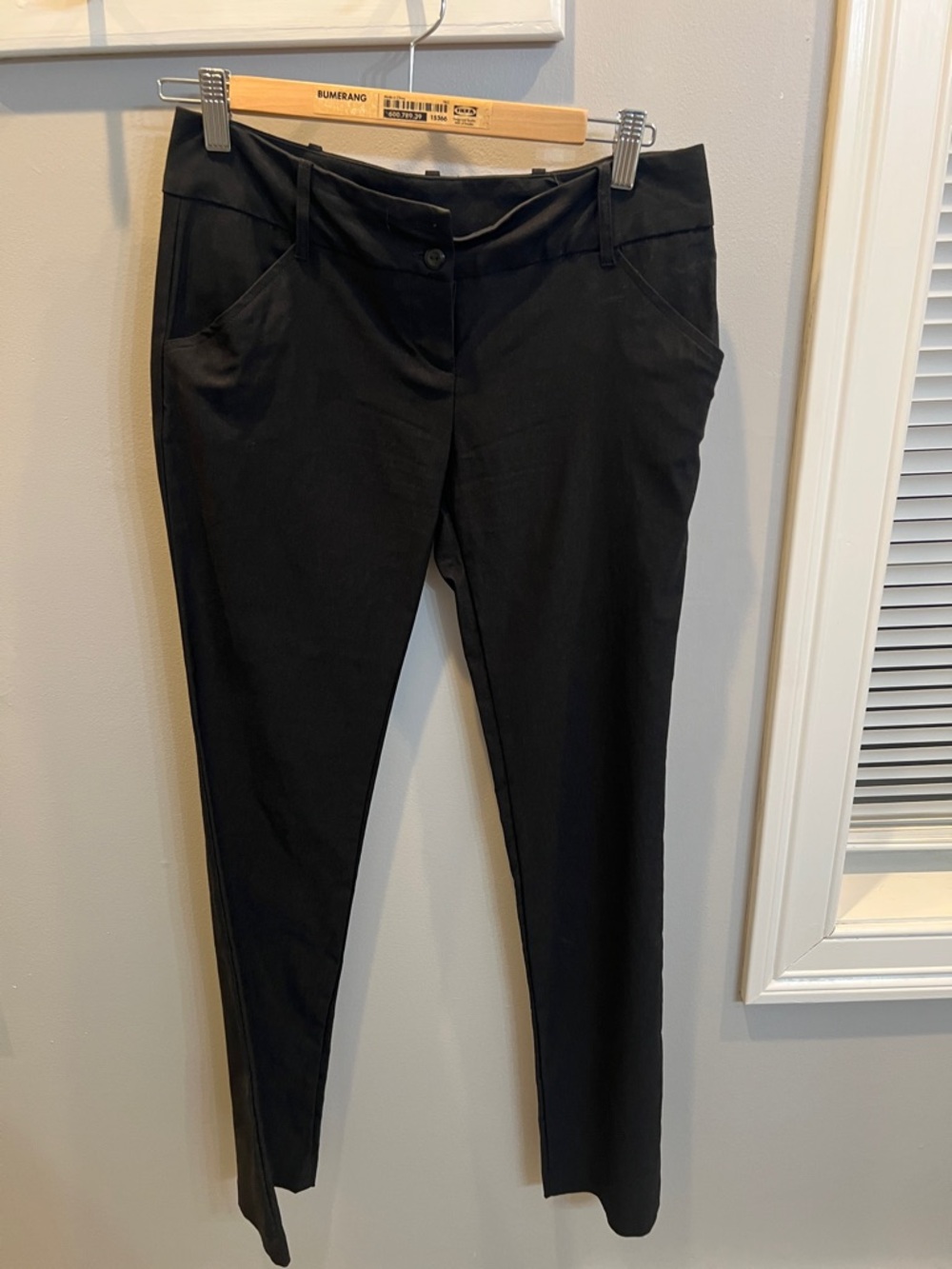 BCX Black Straight Leg Women's Pants